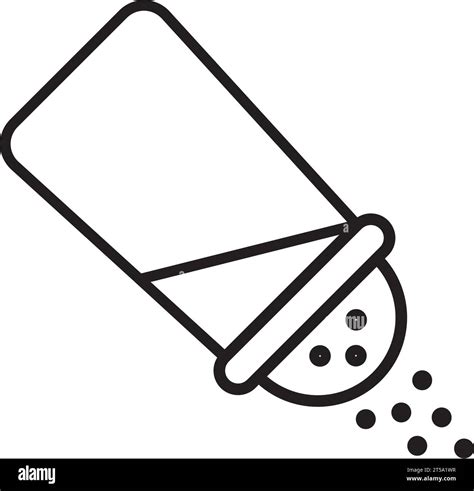 Salt Line Icon Simple Design Stock Vector Image And Art Alamy