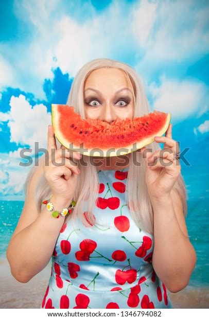Pretty Caucasian Blonde Girl Chubby Body Stock Photo Shutterstock