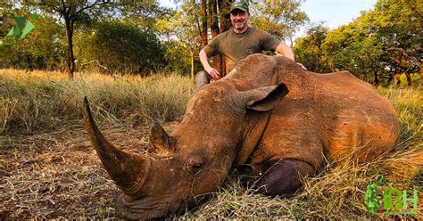 White Rhino In South Africa Iberhunting