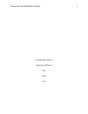 Psychotherapy Final Docx Running Head Psychotherapy Analysis