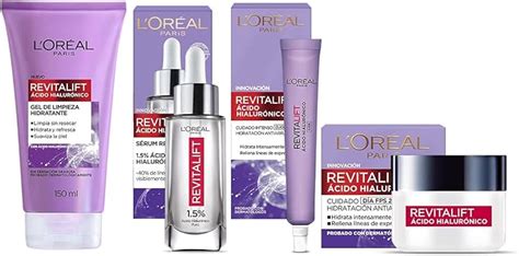 L Or Al Paris Kit Revitalift Cido Hialur Nico Serum Facial Crema De