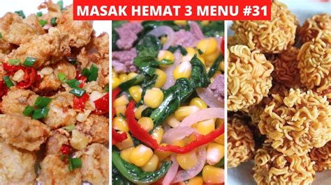 masak hemat  menu part  resep masakan indonesia sehari hari