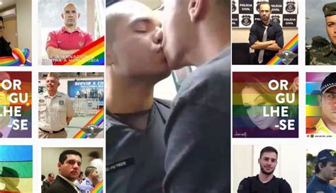 Vague de soutien à un policier menacé à cause d un baiser gay 360