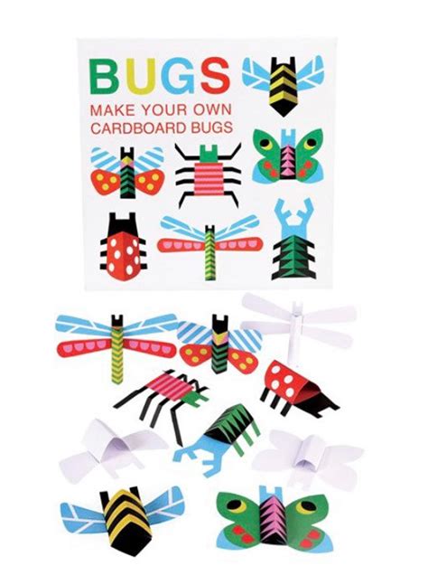 Make Your Own Cardboard Bugs. Kids Crafts. Craft Kit. Paper - Etsy UK