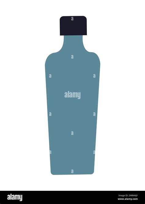 Blue Doodle Bottle Icon Stock Vector Image And Art Alamy