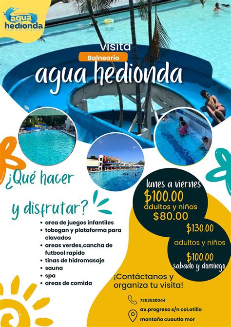 Agua Hedionda Sitio Oficial Del Balneario Agua Hedionda En Cuautla