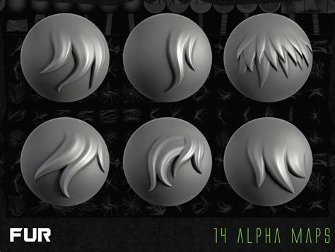Artstation 100 Ultimate Stylized Alpha Pack By J Roscinas Brushes
