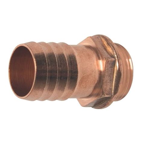 Embout mâles avec raccord pour tuyau laiton taille du tuyau 19 mm