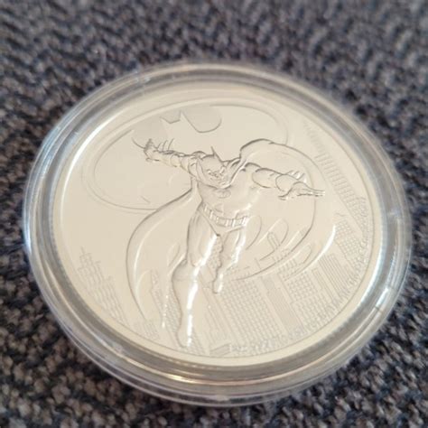 Srebrna Moneta Batman DC Comics NIUE 1oz 999 Kraków Licytacja na