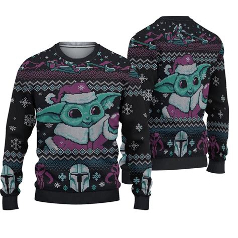 Christmas Baby Yoda Ugly Sweater