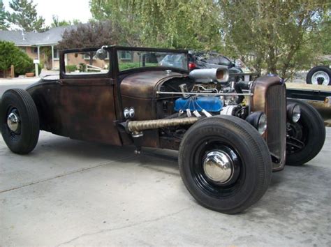 1929 Ford Model A Roadster Hot Rod Coupster Rat Rod Street Rod TROG V8 All Ford