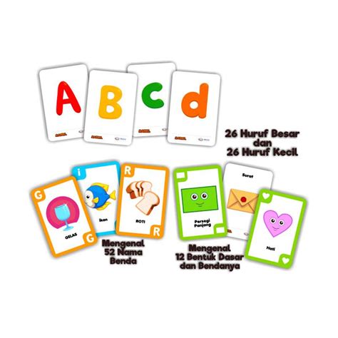 Promo Marbel Flashcard Huruf Abc Mainan Kartu Diskon 22 Di Seller