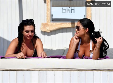 Demi Rose Sexy In A White Bikini In Bikini Beach Club In Sal Cape Verde Aznude