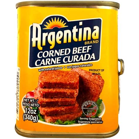 Argentina Corned Beef With Natural Juices Carne Curada 12 Oz