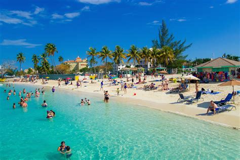 You can have the ultimate beach day at Junkanoo Beach in The Bahamas. #
