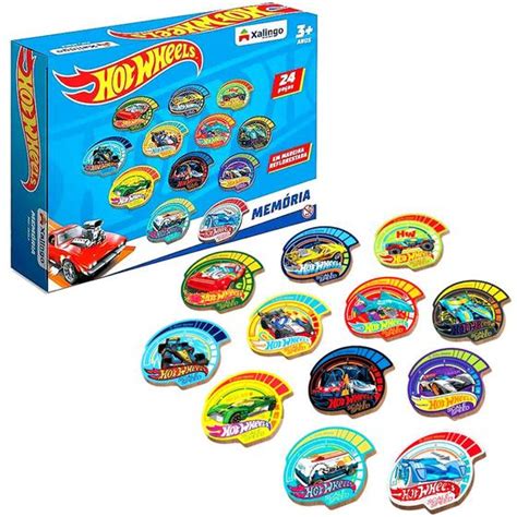 Brinquedo Infantil Educativo Jogo Hot Wheels Pe As Em Madeira Xalingo Outros Jogos
