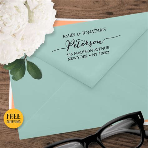 Calligraphers share their favorite ways to use a custom address stamp 1