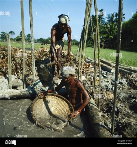 Panning For Sapphires In Ratnapura Gem Pits Sri Lanka Stock Photo Alamy