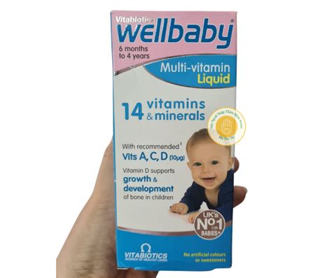 Wellbaby Vitamin TỔng HỢp Cho BÉ ChÍnh HÃng CỦa Anh Cho TrẺ BiẾng