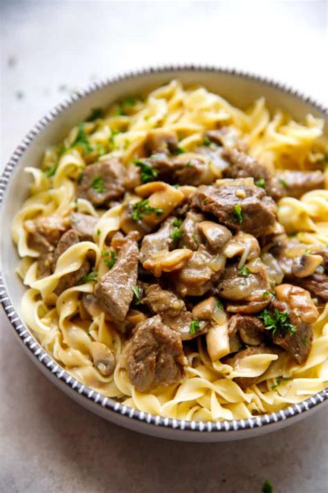 Easy Beef Stroganoff Recipe Cooking Lsl