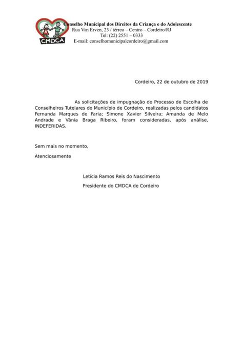 Informa Prefeitura Municipal De Cordeiro