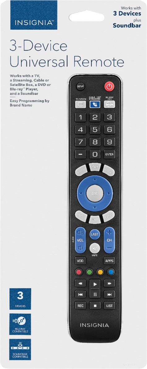 universal tv remote insignia
