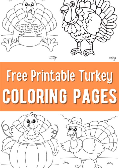 Turkey Coloring Sheet Free Printables