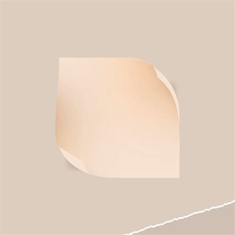 Free Vector Nude Square Paper Note Social Ads Template Vector