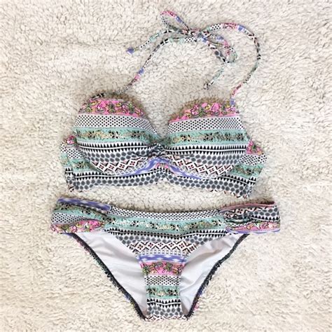 Victoria S Secret Swim New Victorias Secret Underwire Bikini Set Poshmark