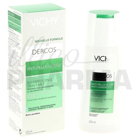 Dercos Anti-pelliculaire Traitant cheveux normaux à gras - Vichy ...