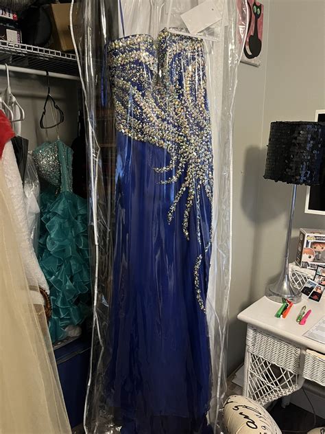 royal blue pageant/prom dress size 2 - Gem