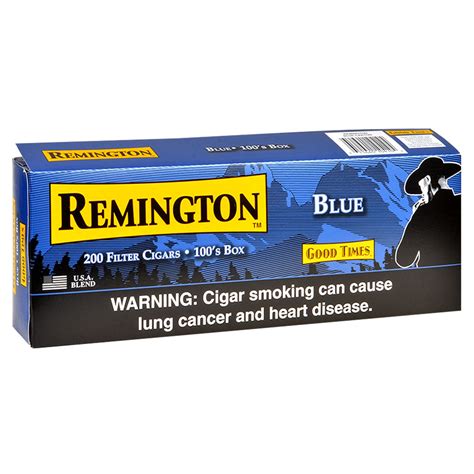 Remington Blue Filtered Cigars 10 Packs Of 20 A2z Tobacco