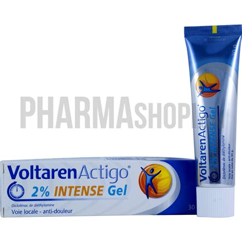 Voltaren Actigo 2 Intense Gel Tube De 30 G