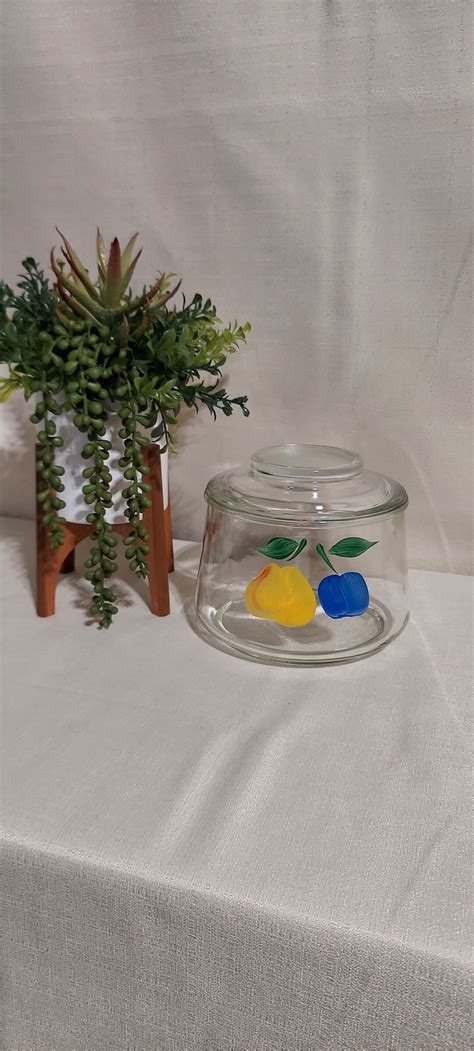 Bartlett Collins Gay Fad Low Cookie Jar Canister Kitchen Storage Etsy