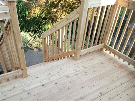 raised deck  safety rail top quality decks  fences