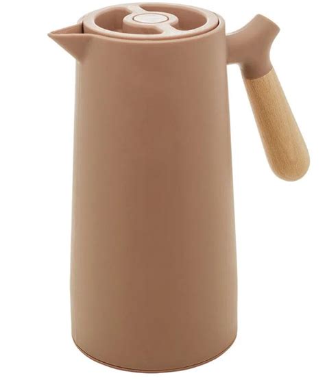 Garrafa Térmica Nórdica Wolff Cabo de Madeira Nude 1 Litro Q House