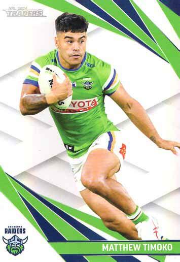 2024 NRL Traders Pearl Special PS017 Matthew Timoko Raiders Diggaz