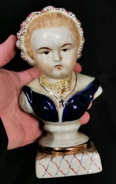 Ancien Buste D Enfant T Te Poup E Porcelaine Victorian English