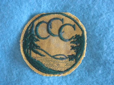 Original Used 1930s Civilian Conservation Corps Ccc Wool Shoulder