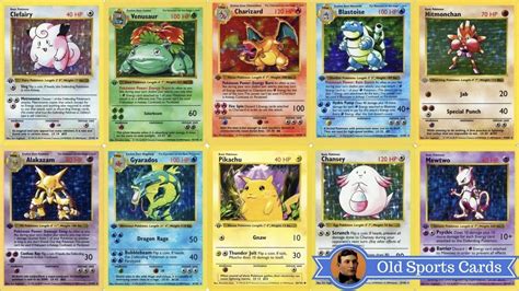 Most Valuable First Edition Pokemon Cards Old Sports Cards