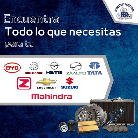 Repuestos de autos chinos Repuestos para vehículos chinos con envío a