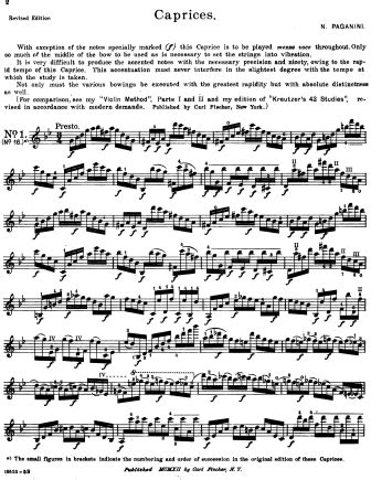 24 Caprices for Solo Violin, Op.1 (Niccolo Paganini) | Free Violin ...