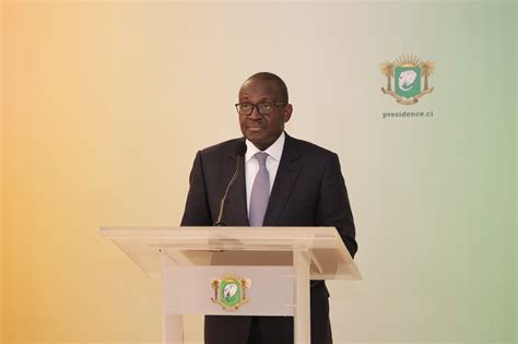 Le Pr Sident De La R Publique S E M Alassane Ouattara A Pr Sid La