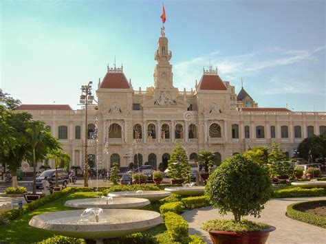 Saigon City Hall Hotel De Ville Editorial Photography Image Of Ornate