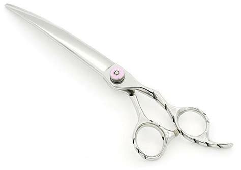 Abbfabb Grooming Scissors Ltd 8" Wide Blade Curved Dog Grooming Scisso