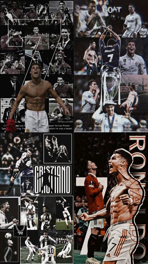 Cristiano Ronaldo7 Aesthetic Collage Wallpapers