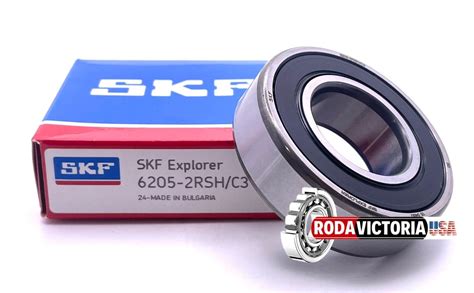 Skf Rsh C Deep Groove Ball Bearing Rubber Sealed X X Mm Ebay