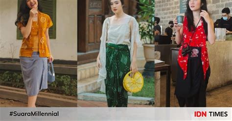 9 Ide Outfit Berkain Tradisional Ala Febby Rastanty Stylish