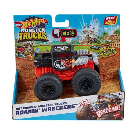 Hot Wheels Monster Truck Roarin Wreckers Bone Shaker Emag Bg