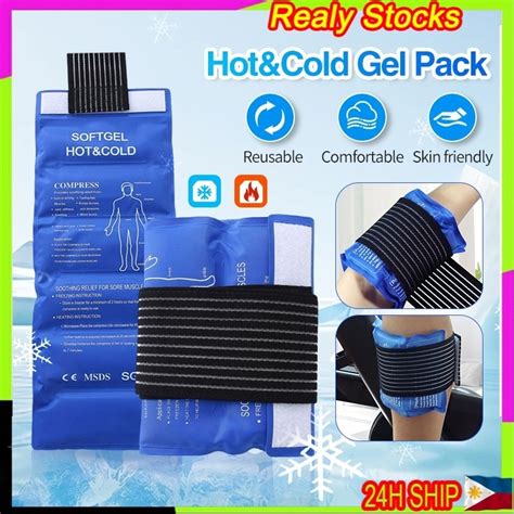 G Gel Pack Wearable Ice Pack Cold Hot Compress Reusable For Injury Muscle Strain Sprain Rehab